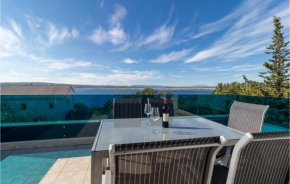 Stunning Apartment In Dramalj With House Sea View